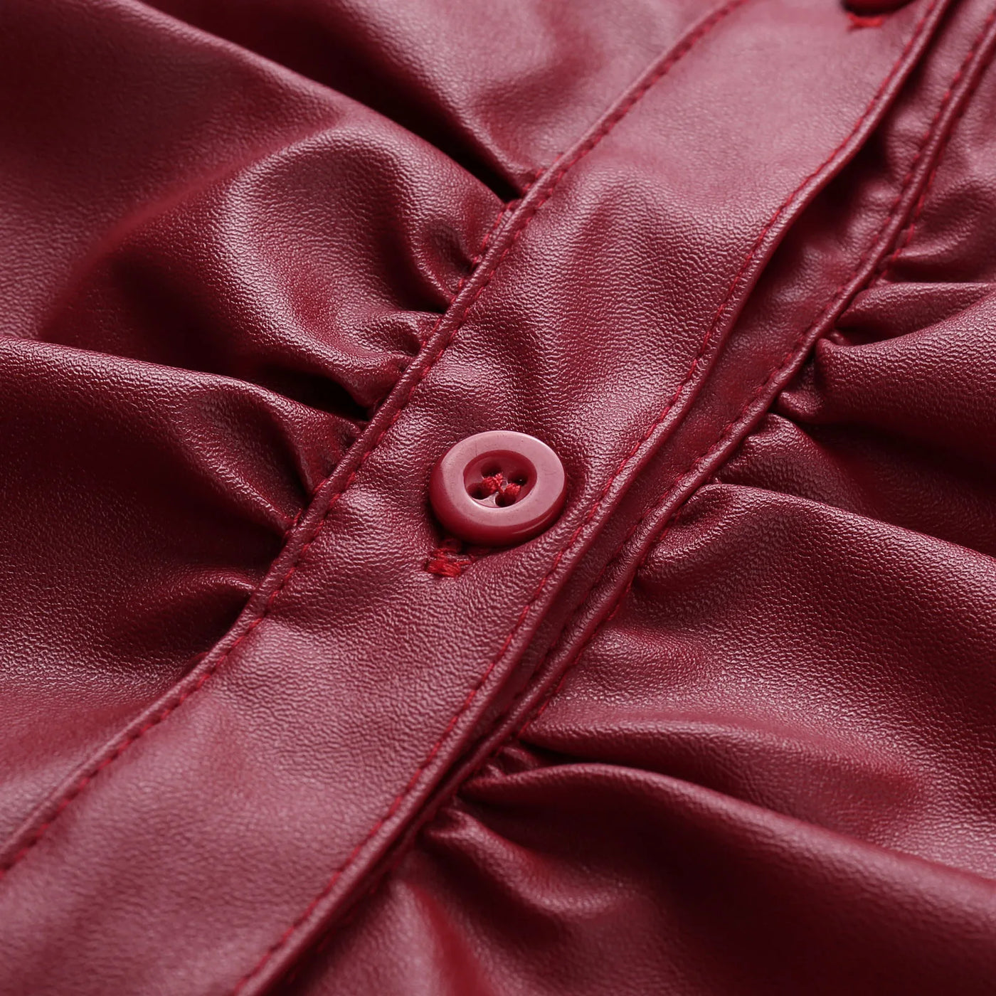 Jorien - Leather Blouse