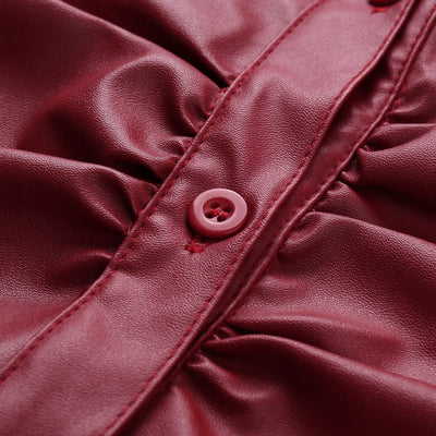 Jorien - Leather Blouse