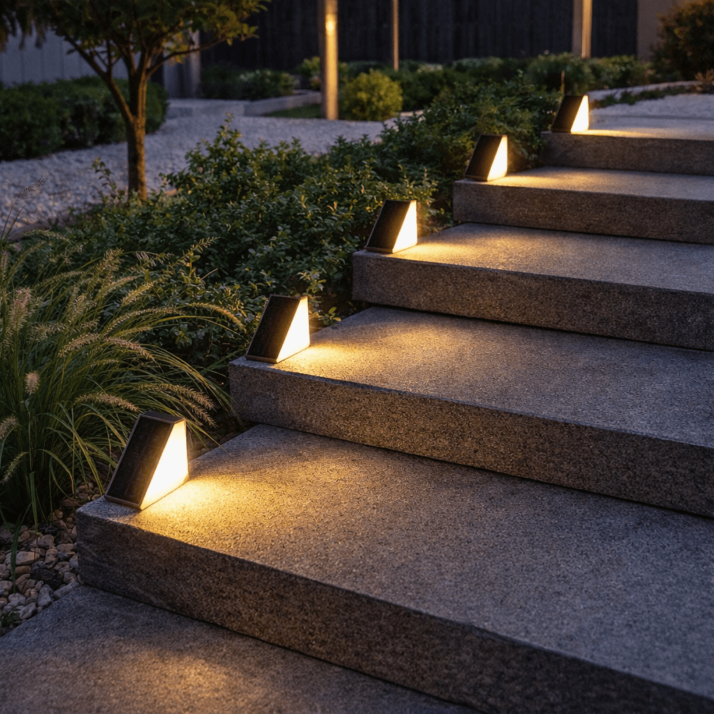 Livane – Angled Solar LED Step Light