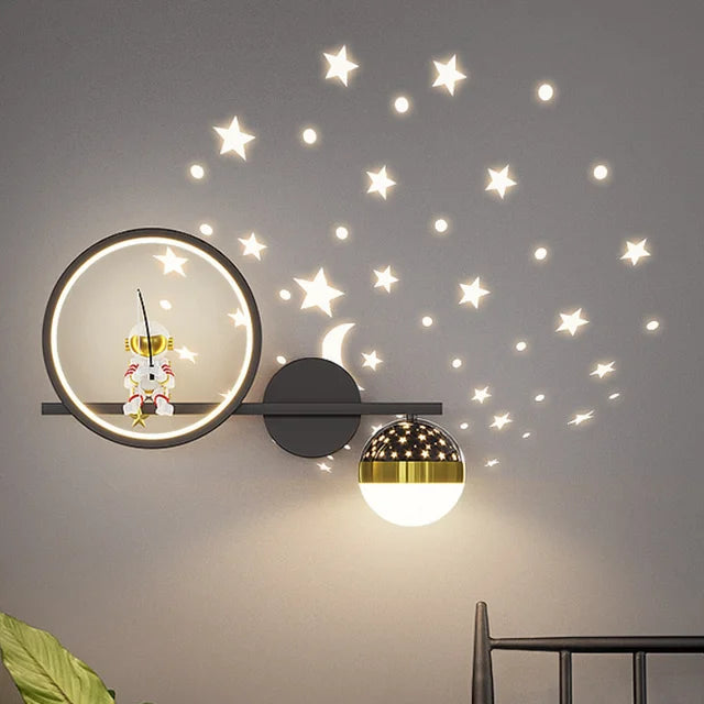 LumiPlezier – Modern Wall Lamp for Children's Rooms – Warmth &amp; Security