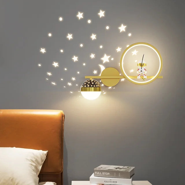 LumiPlezier – Modern Wall Lamp for Children's Rooms – Warmth &amp; Security
