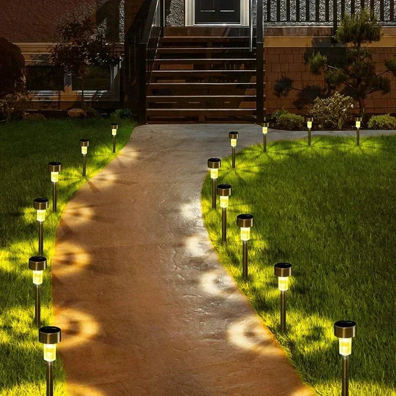 Solvion – Modern Solar LED Floor Light Cylinder