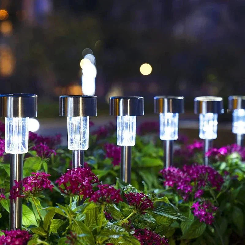 Solvion – Modern Solar LED Floor Light Cylinder