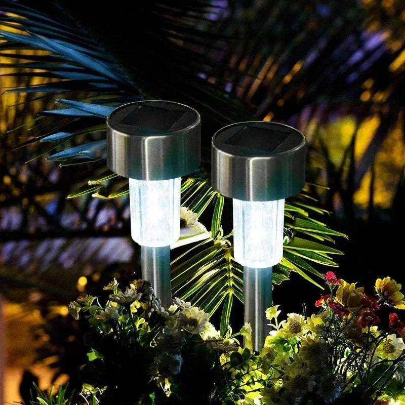Solvion – Modern Solar LED Floor Light Cylinder