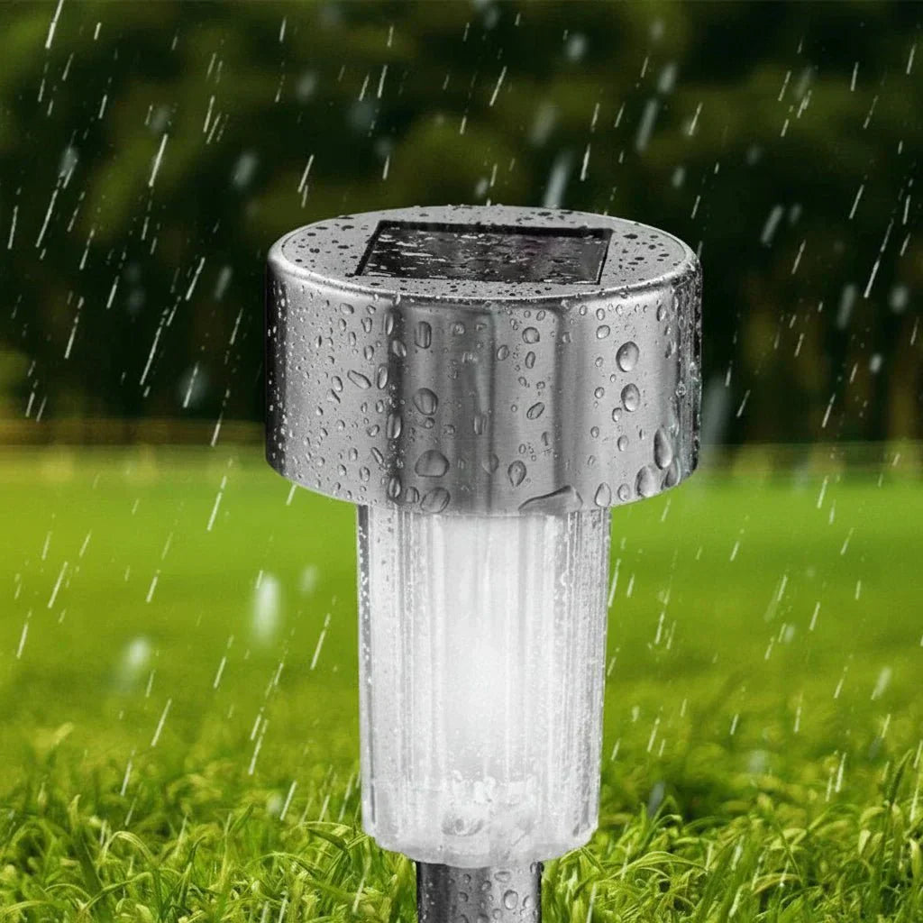 Solvion – Modern Solar LED Floor Light Cylinder