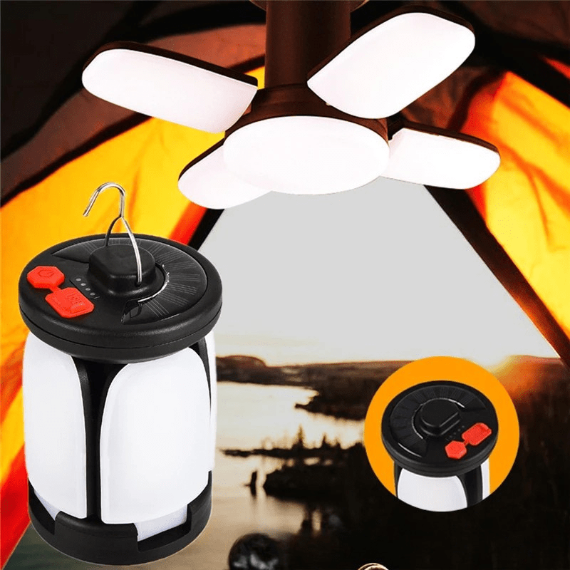 Solvix – Modern Cylindrical Solar LED Camping Lantern
