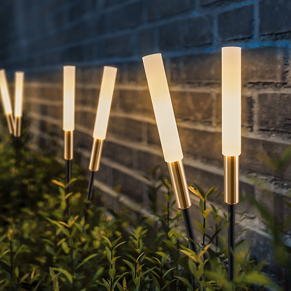 Solvique – Modern Cylindrical Solar LED Garden Stake Light