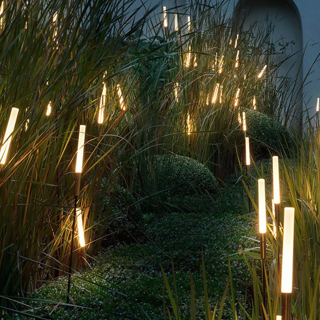 Solvique – Modern Cylindrical Solar LED Garden Stake Light