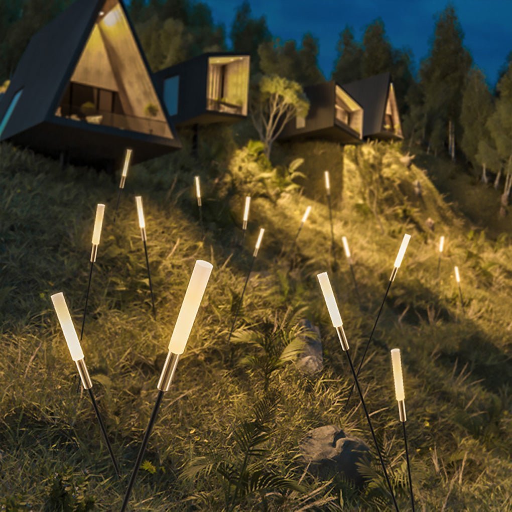 Solvique – Modern Cylindrical Solar LED Garden Stake Light