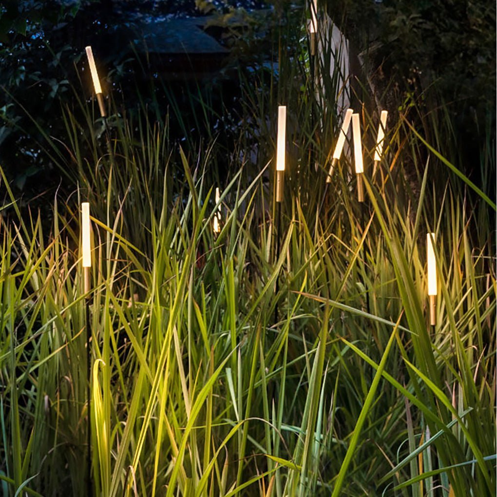 Solvique – Modern Cylindrical Solar LED Garden Stake Light