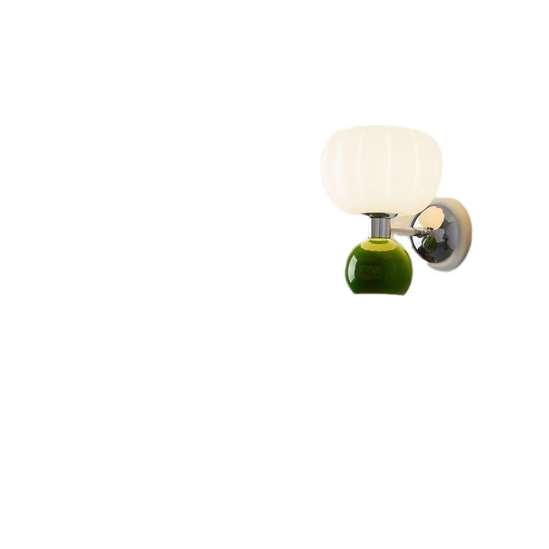 Melorien – Modern Glass Globe LED Wall Light 2 Light