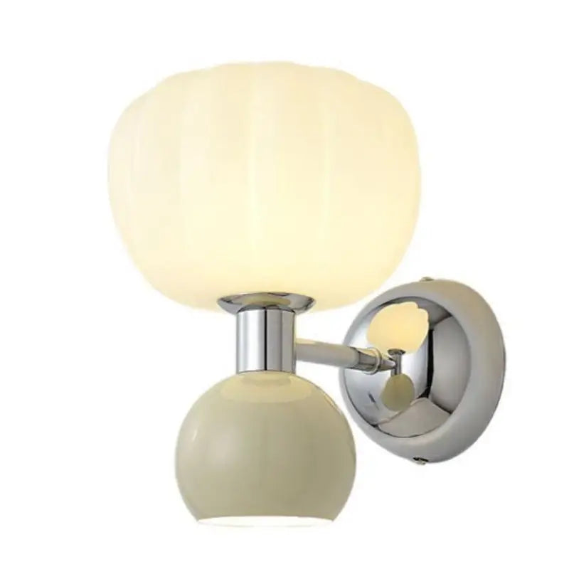 Melorien – Modern Glass Globe LED Wall Light 2 Light