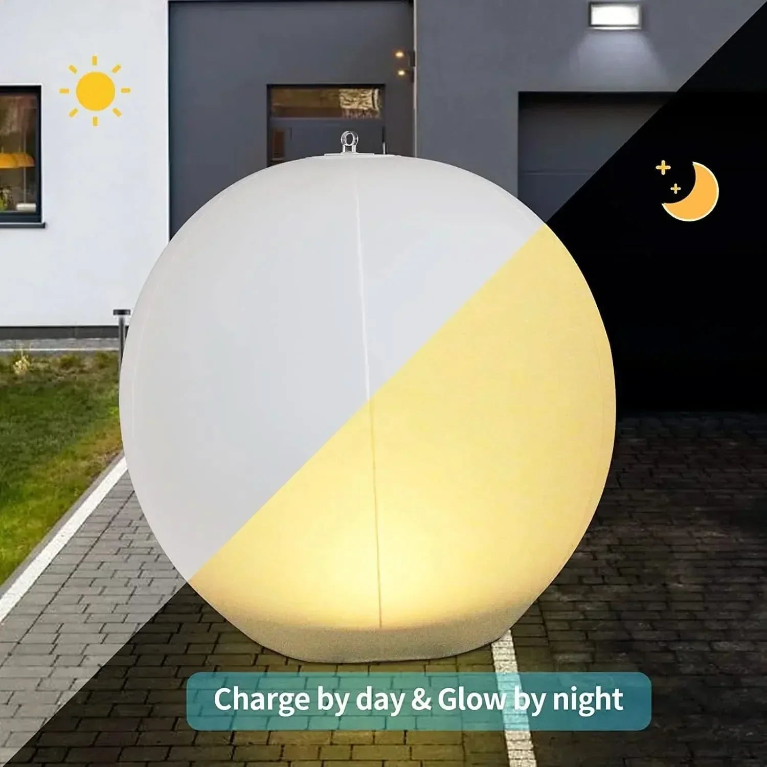 Véra – Solar LED Floating Globe Light