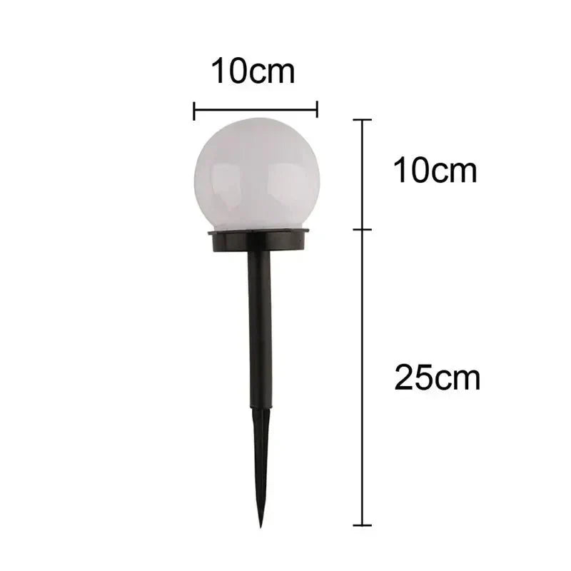 Molviera – Modern Globe Solar LED Garden Stake Light