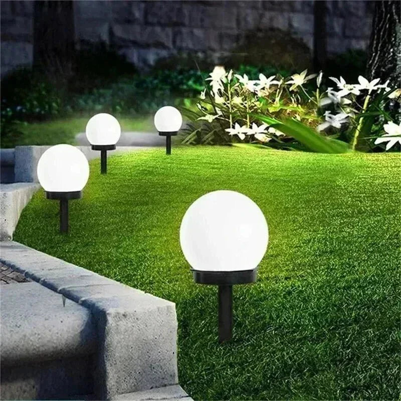 Molviera – Modern Globe Solar LED Garden Stake Light
