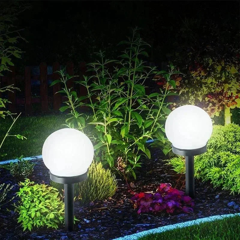 Molviera – Modern Globe Solar LED Garden Stake Light
