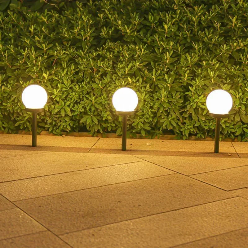 Molviera – Modern Globe Solar LED Garden Stake Light
