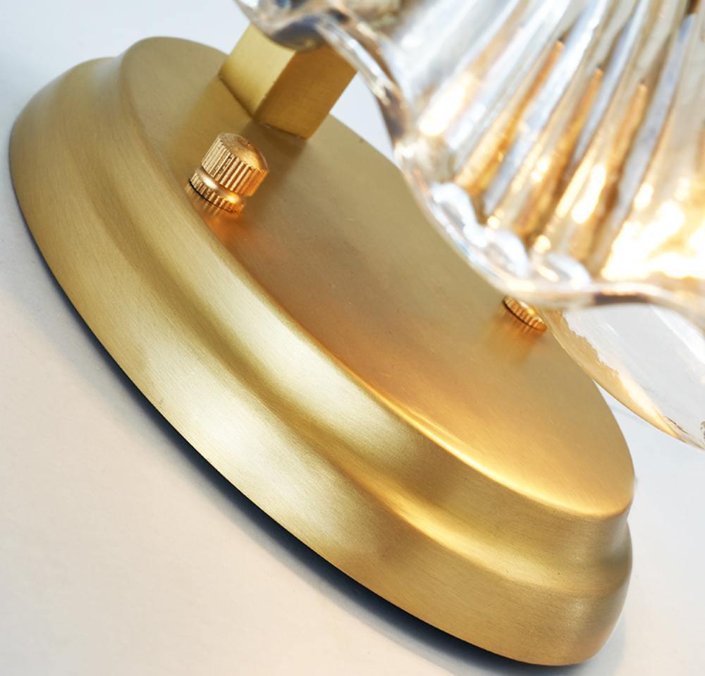 Brevian – Modern Iron Glass Shell LED Wall Light 1 Light