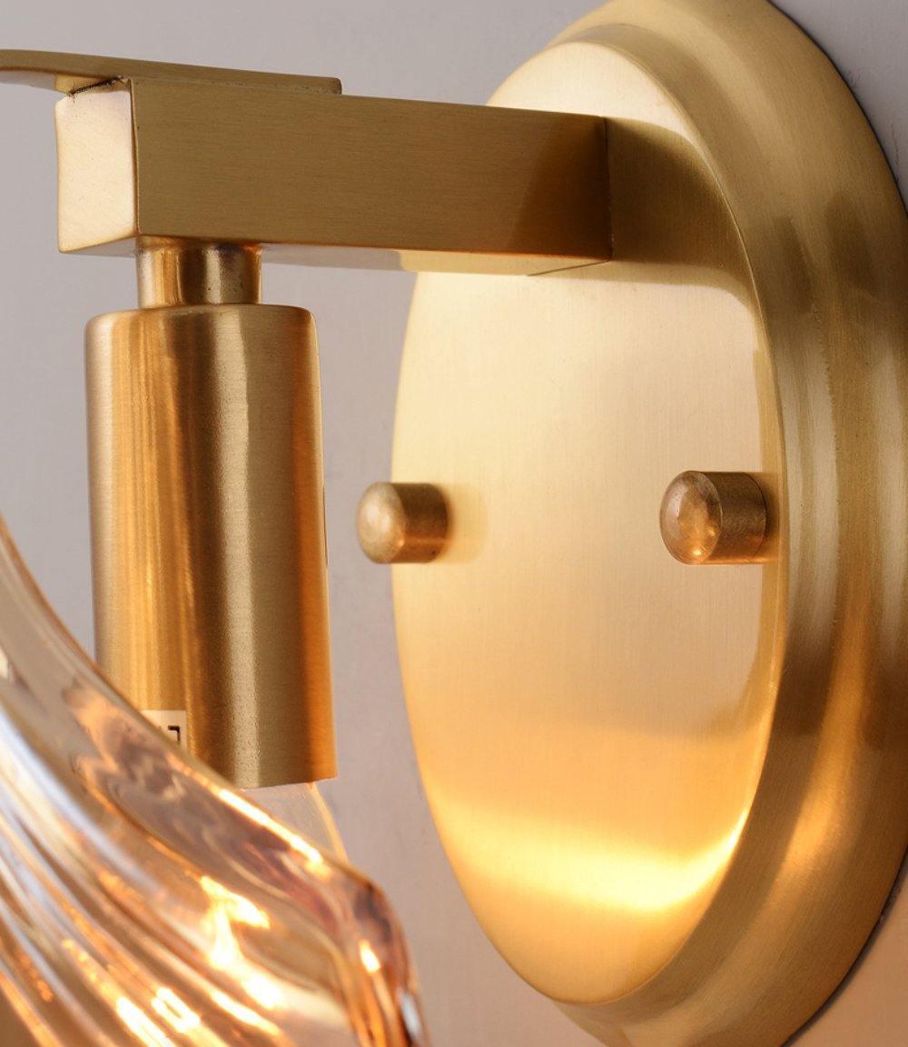 Brevian – Modern Iron Glass Shell LED Wall Light 1 Light