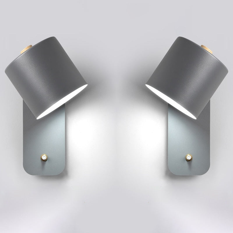 Coran - Elegant Oval Marble Wall Sconce Adjustable LED