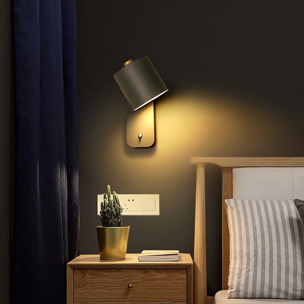 Coran - Elegant Oval Marble Wall Sconce Adjustable LED