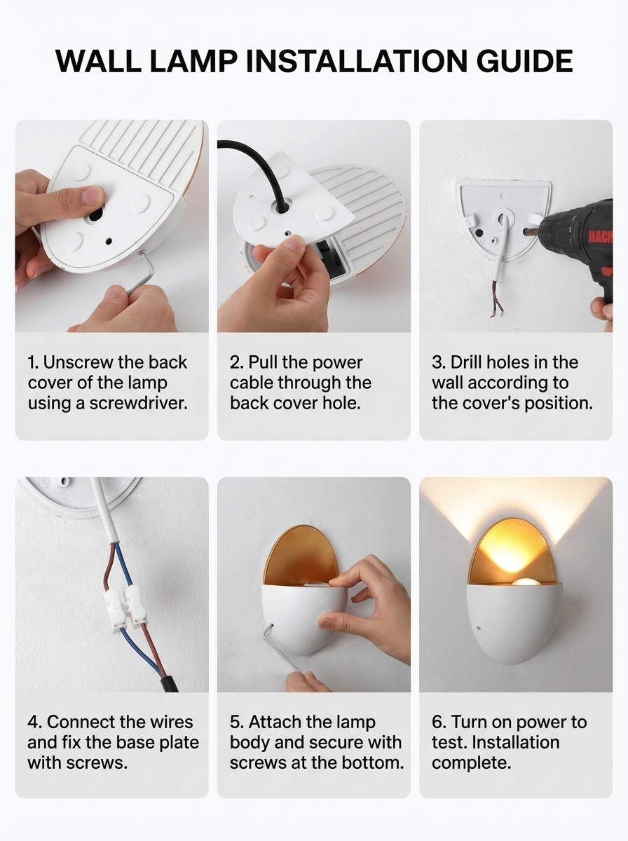 Ovelin – Minimalist Oval LED Outdoor Wall Lamp Single Light