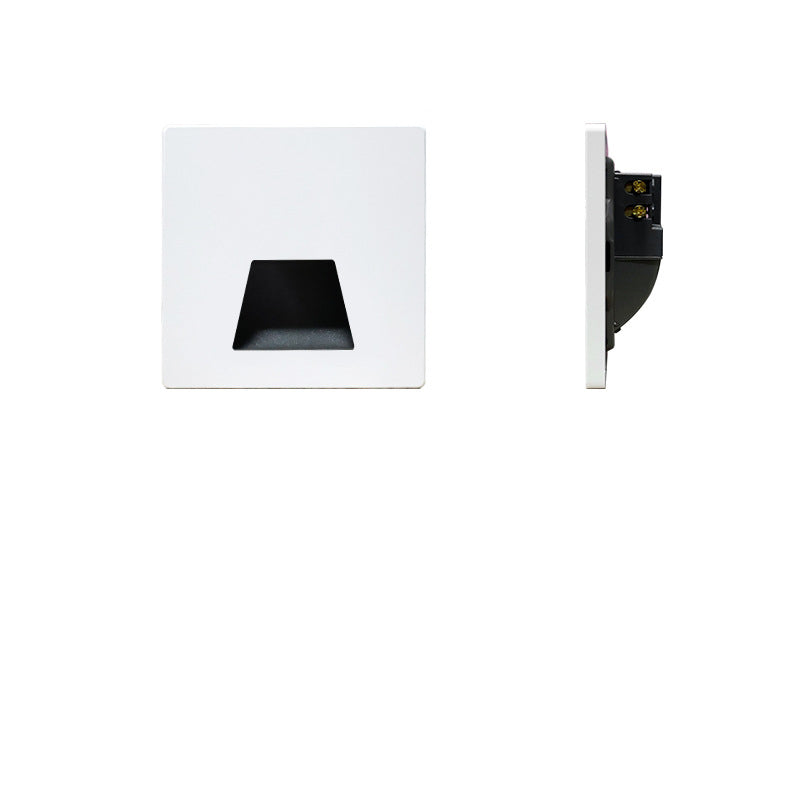Ronvde – Modern Minimalist Square LED Recessed Wall Lamp 1 Light