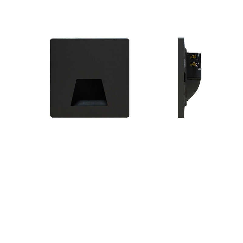 Ronvde – Modern Minimalist Square LED Recessed Wall Lamp 1 Light