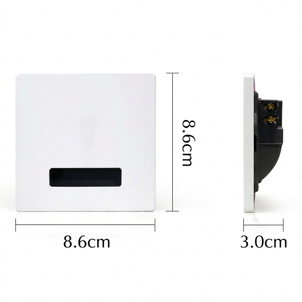 Ronvde – Modern Minimalist Square LED Recessed Wall Lamp 1 Light