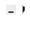 Ronvde – Modern Minimalist Square LED Recessed Wall Lamp 1 Light
