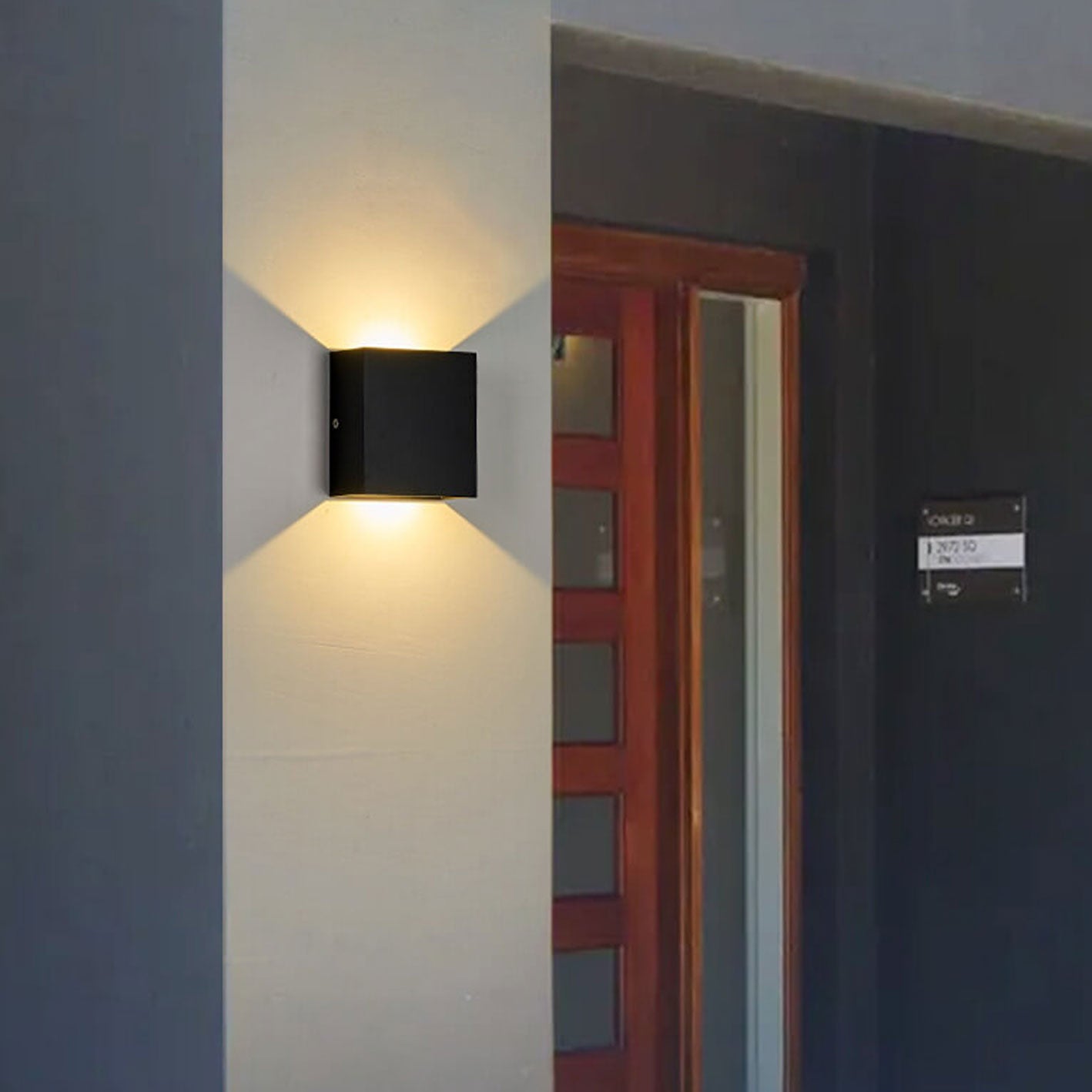 Velorien – Modern Minimalist Square LED Wall Sconce 1 Light
