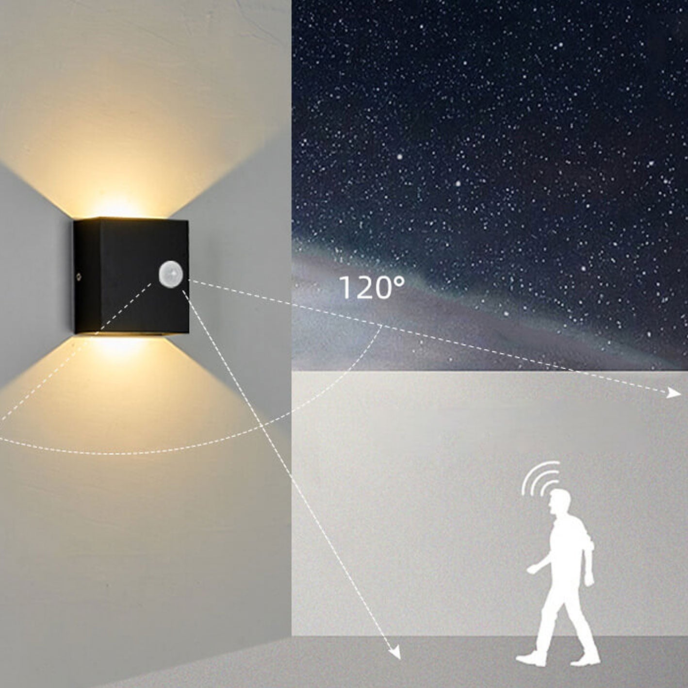 Velorien – Modern Minimalist Square LED Wall Sconce 1 Light