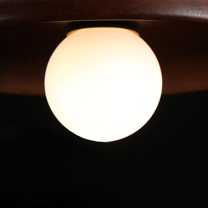 Velorien – Modern Minimalist Wood Round LED Wall Sconce Lamp