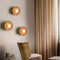 Velorien – Modern Minimalist Wood Round LED Wall Sconce Lamp