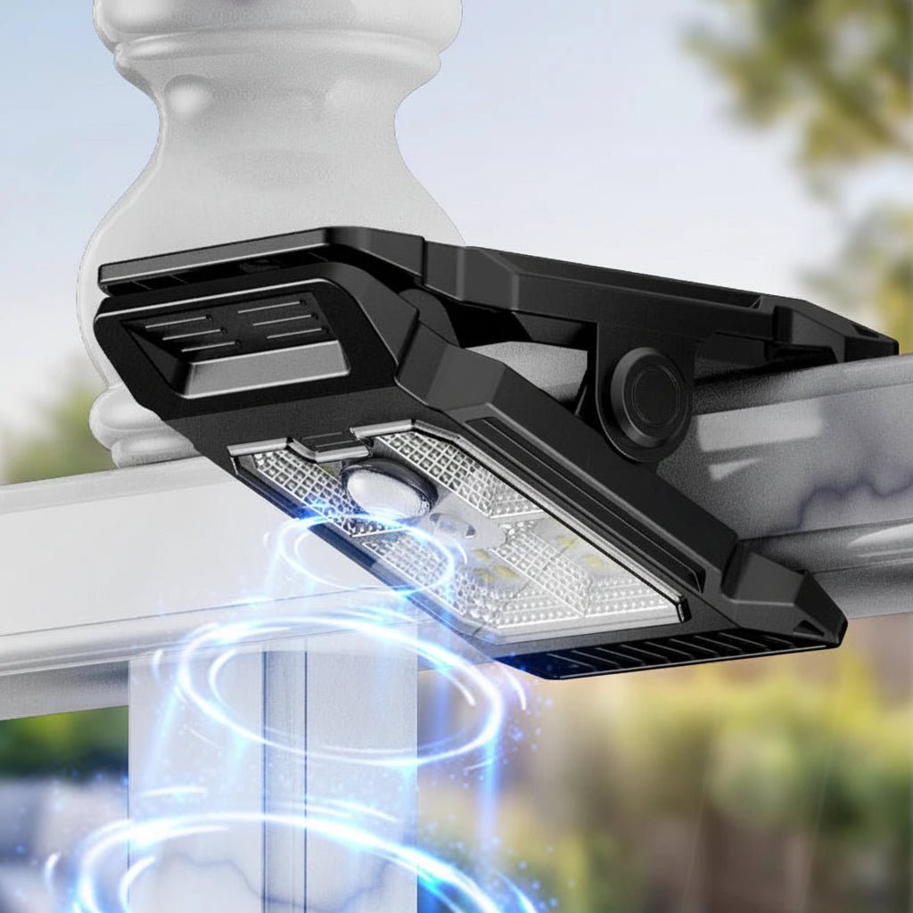 Solvion – Modern Rectangular Solar LED Motion Sensor Wall Light