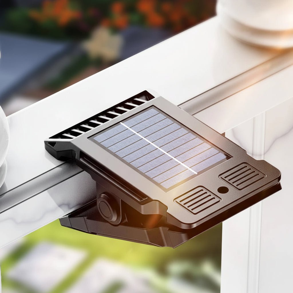 Solvion – Modern Rectangular Solar LED Motion Sensor Wall Light