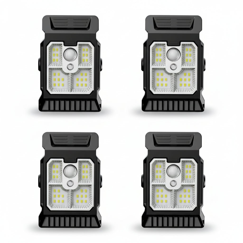 Solvion – Modern Rectangular Solar LED Motion Sensor Wall Light