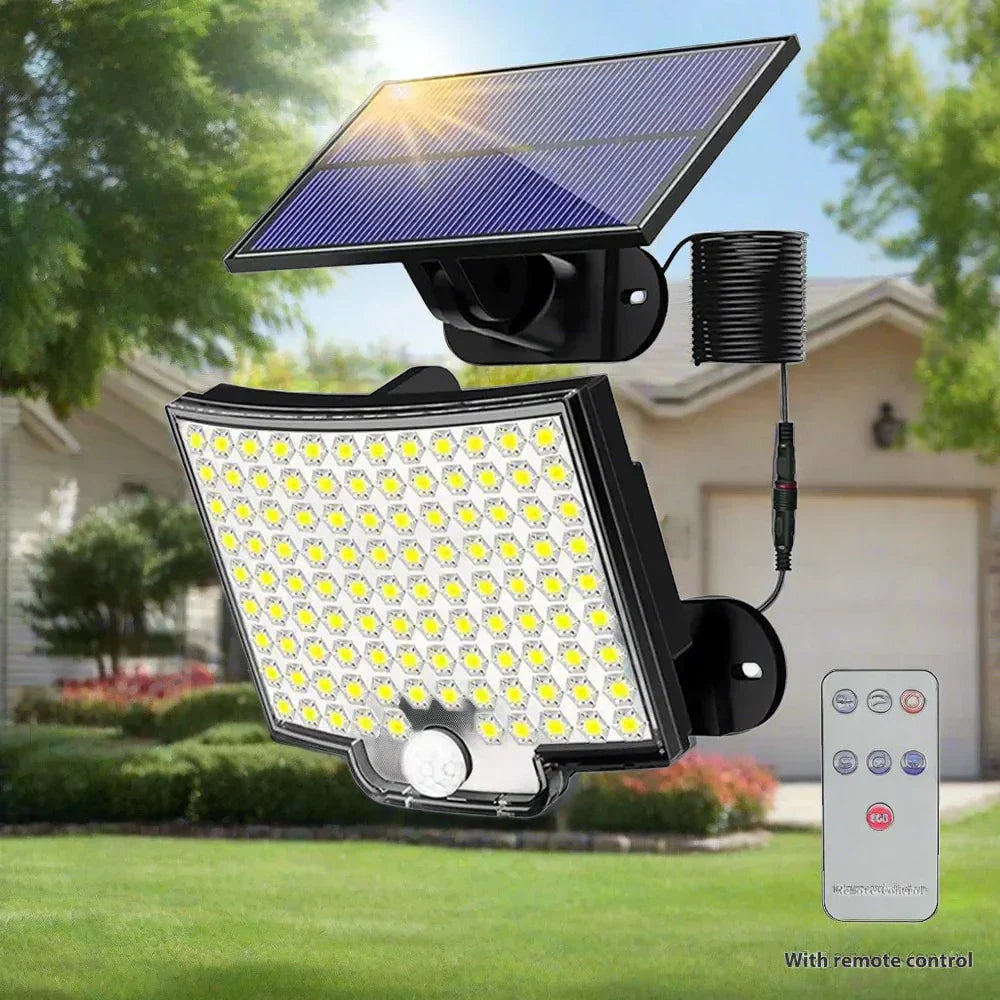 Olvique – Modern Rectangular Solar LED Security Wall Light