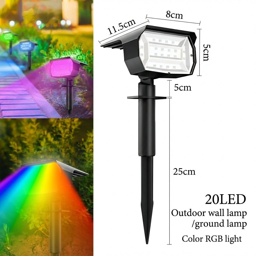 Solvanta – Modern Rectangular Solar LED Spot Light