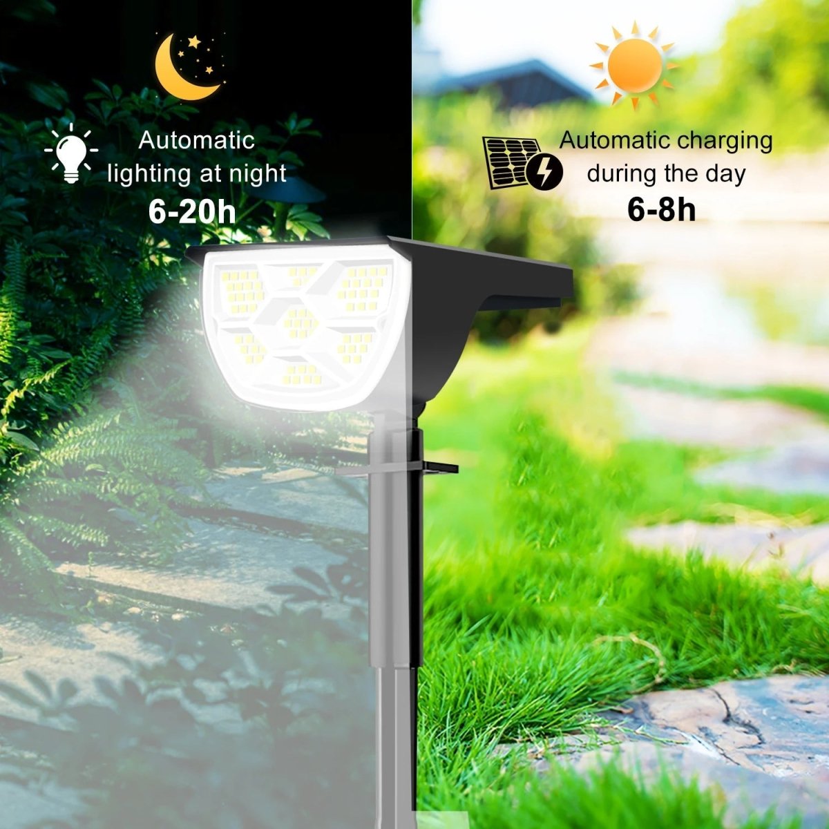 Solvanta – Modern Rectangular Solar LED Spot Light