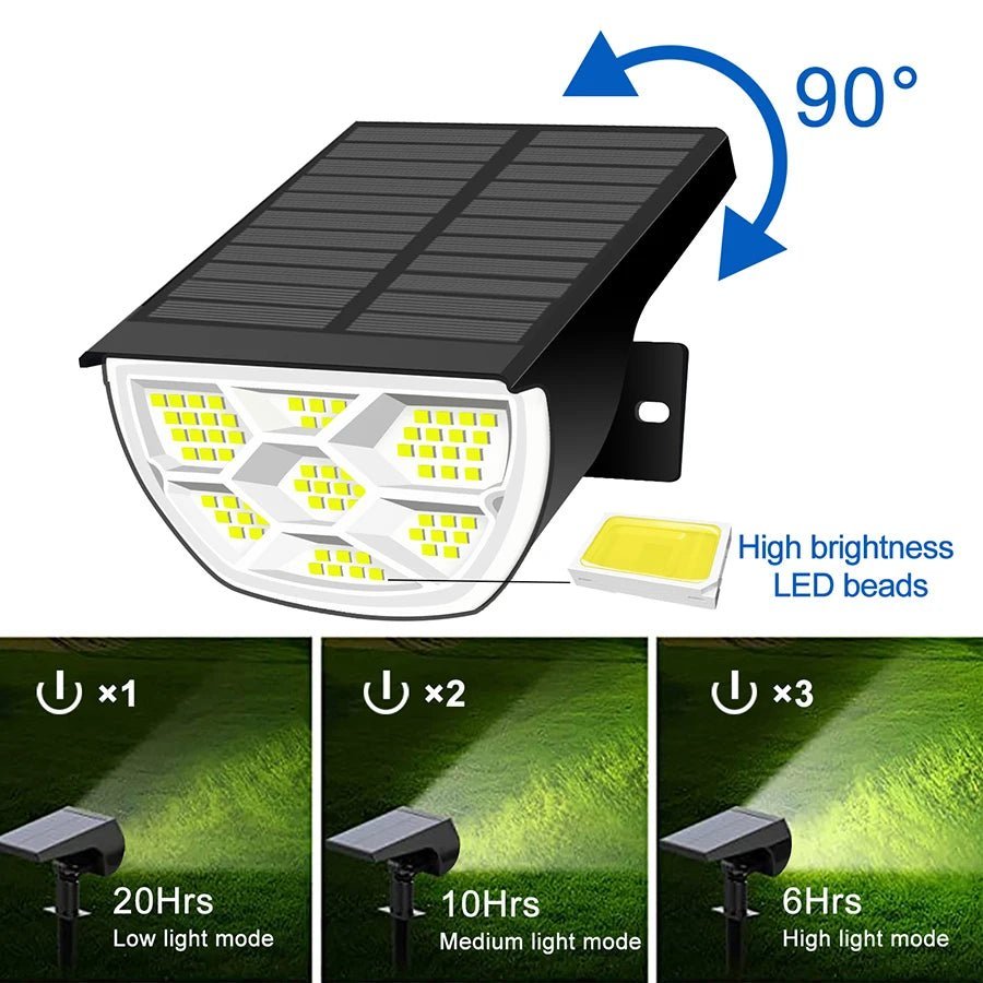 Solvanta – Modern Rectangular Solar LED Spot Light