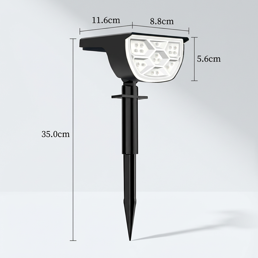 Solvanta – Modern Rectangular Solar LED Spot Light