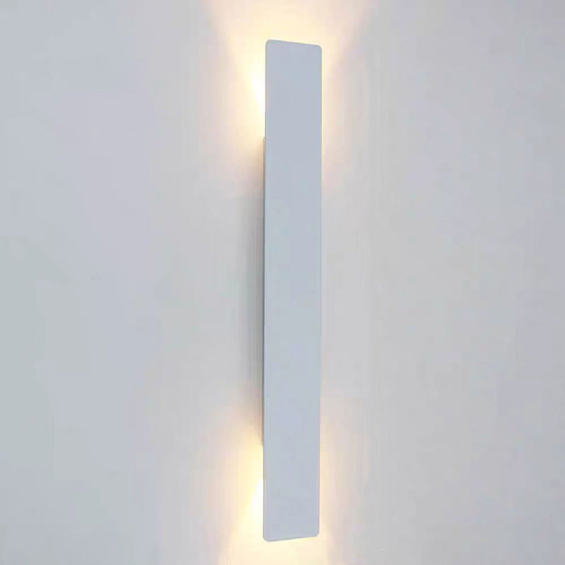 Rodien – Modern Slim Rectangular LED Outdoor Wall Sconce 2 Light