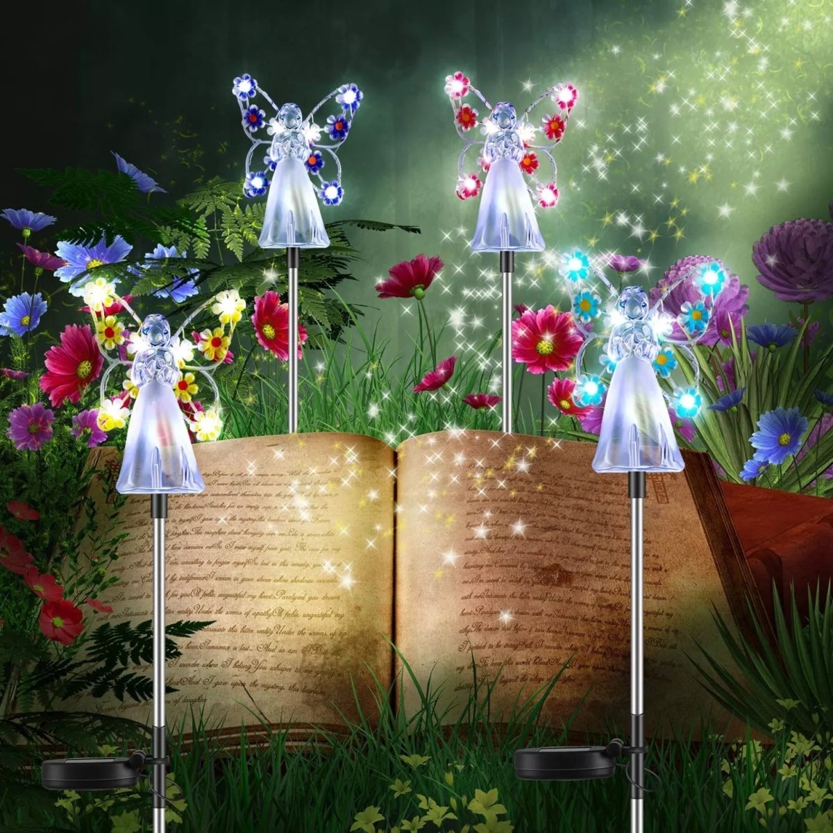 Olmira – Modern Solar Angel LED Garden Stake Light