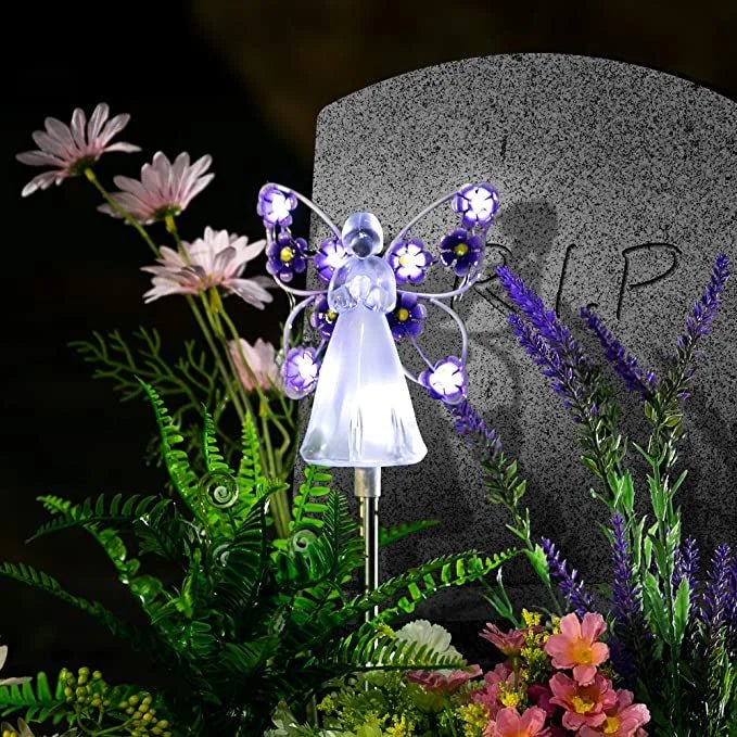 Olmira – Modern Solar Angel LED Garden Stake Light