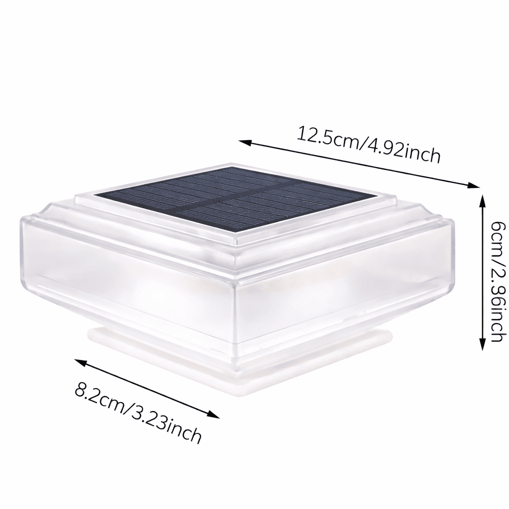 Solvyn – Modern Solar LED Floor Light Square