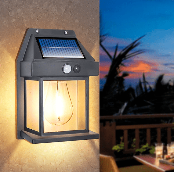Molvane – Modern Square Solar LED Wall Lantern