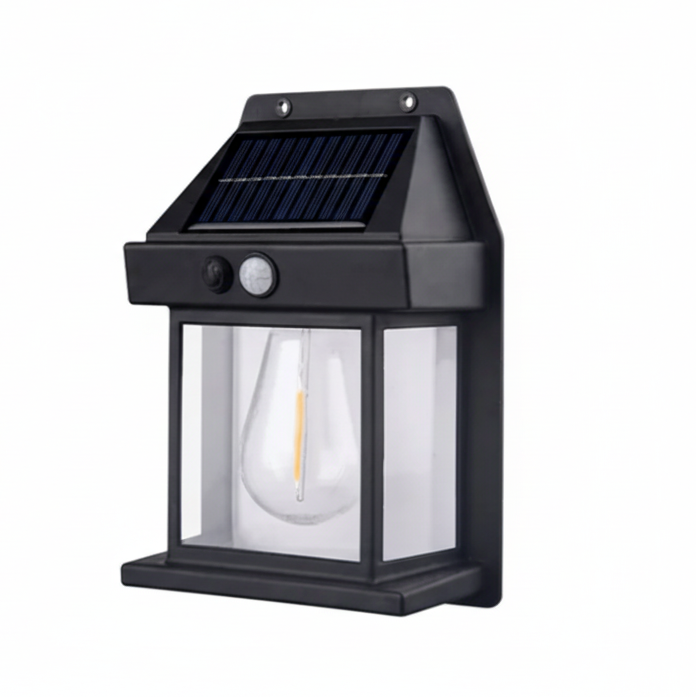 Molvane – Modern Square Solar LED Wall Lantern