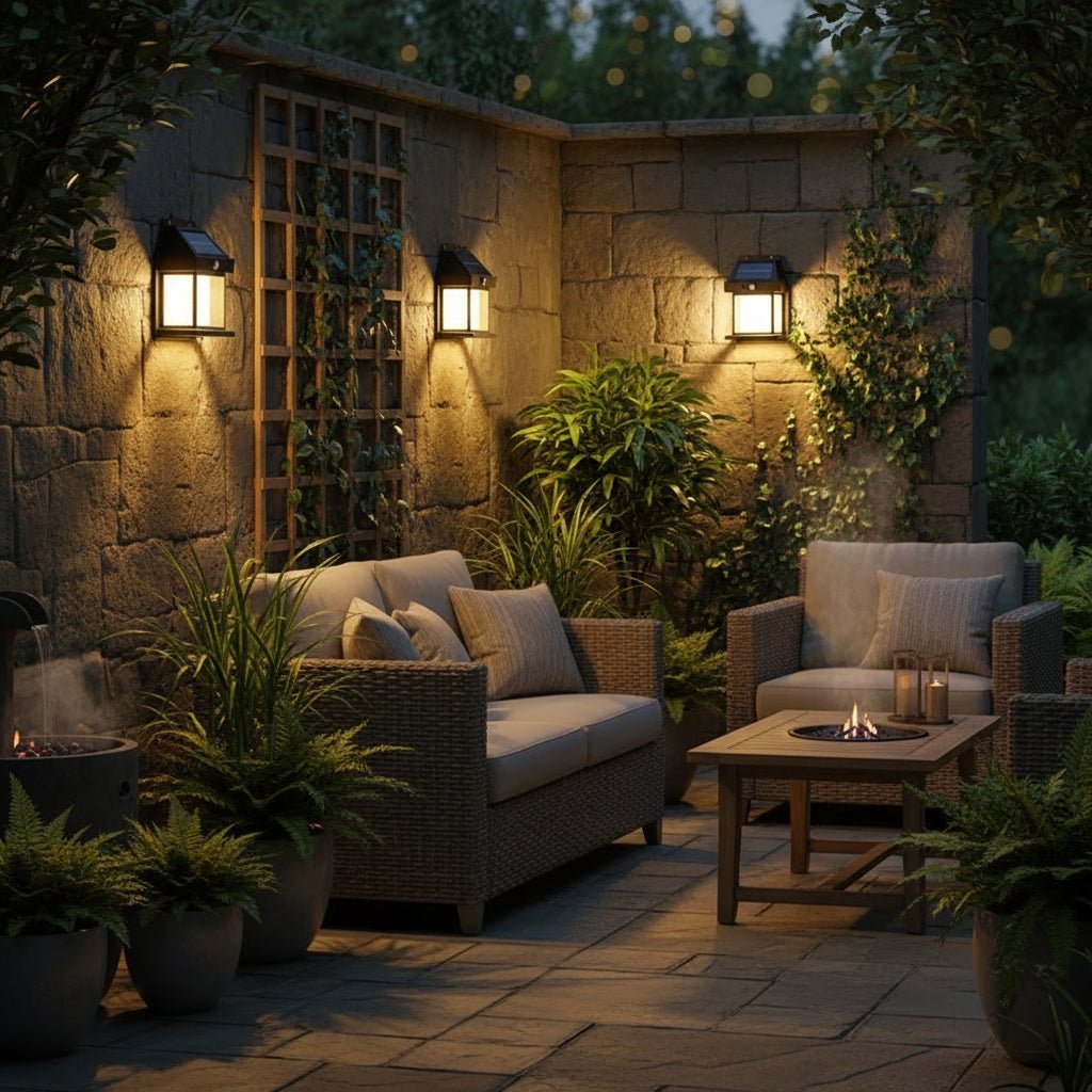 Colvix – Modern Square Solar LED Wall Sconce 1 Light