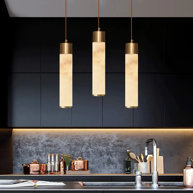 Elira - Spanish Stone Pendant Light